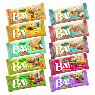 BAKALLAND BA! 10 Príchute x 2 ks = 20 ks.