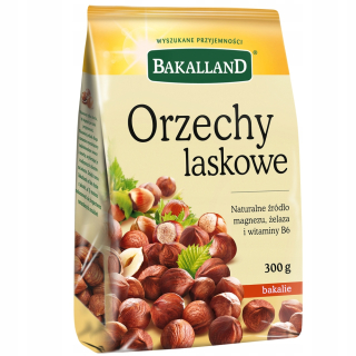 Orechy - Bakalland lieskové orechy 300 g