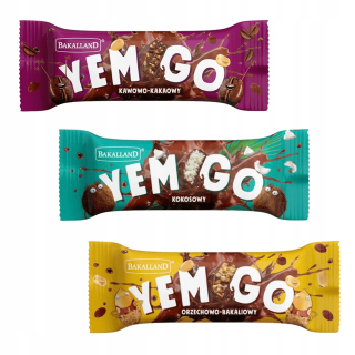 BAKALLAND YEMGO 40G - 3 FlaVORS X 8 ks = 24 ks