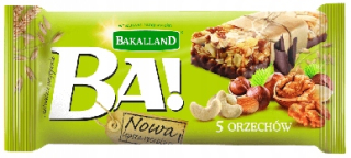 BAKALLAND GRAIN BA! 5 orechov 25ks