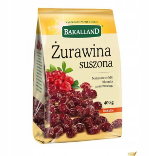 Bakallandské sušené brusnice 400g