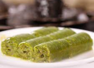 BAKLAWA PISTACHIO FINGERS 36 PCS 2KG