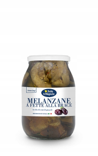 Grilovaný baklažán v oleji s predajom E Fish 960 g