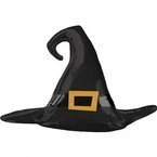 Halloween - Čierny balón A-M čarodejnica