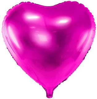 Darček na Valentína - Balónové ruže a purpurové srdce pre Air alebo Hel Partypro 45 cm
