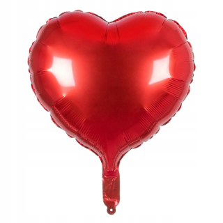 Darček na Valentína - Balón Red Heart na héliu 40 x 45 cm Valentín