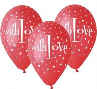 Darček na Valentína - Balón pomaranče a klasický Reds Godan 30 cm