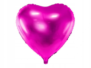 Darček na Valentína - Balónové ruže a purpurové srdce na Hel Party deco 47,5 cm