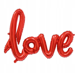 Darček na Valentína - Fóliový balón Godan FG-K68nlo Red 26 “