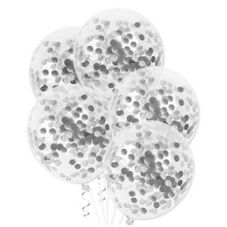 Darček na Valentína - Klasický strieborný balón pre vzduch alebo Hel Paryszop 100 cm