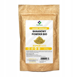 Banánový prášok - 200 g Medfuture