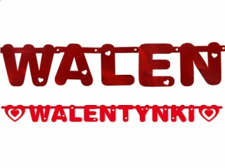 Darček na Valentína - Bannerový nápis Valentínsky deň Valentína 160 cm