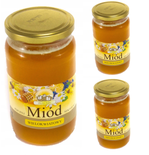 Bartnik Honey Multi-Flower Gold Meadow 3 x 1KG