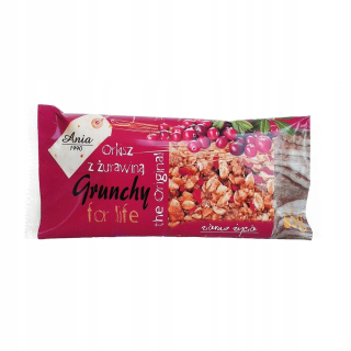 Chrumkavá špaldová tyčinka s brusnicami 65 g [20] An