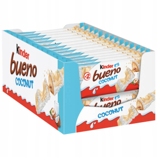 Tyčinka KINDER BUENO COCONUT 39 g * 30 ks.