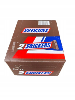 Baton Snickers 2 (2x37.5g) 75G x 24 kusov