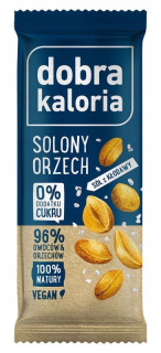 Solená orechová tyčinka 20 * 35g (displej) DOBRÁ KALÓRIA