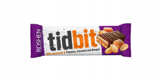 Baton Tidbit Caramel s arašidom 24ks Roshen