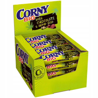 Corny čokoládový bar s konope semena 40g x24