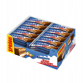 Walnut Baton Storck Knoppers 40 x 40G -Kartonik