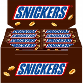 Baton s karamelom a orechy snickers 40 x 50g