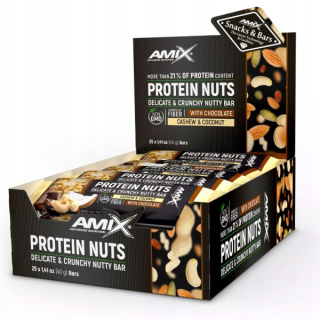 Kešu tyčinka AMIX PRO NUTS KIDNEY + KOKOS