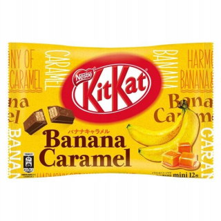 Ázijska kuchyňa - Kit Bary Kit Mini Banán a Karamel Japonsko
