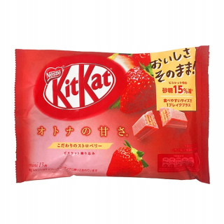 Ázijska kuchyňa - Kit Kat Mini jahodové tyčinky 13 kusov JAPONSKO