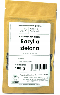 BIO organické semená bazy pre klíčky 100g