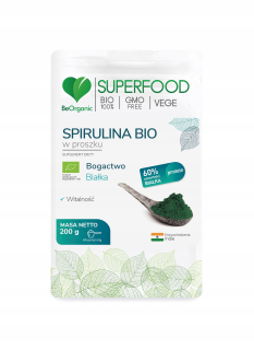 Beororc spirulina bio 200g superfood výživa