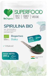 BeOrganic Organic Spirulina Powder 200g