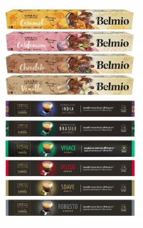 Kávové kapsule - Belmio Chuť a CAFFALY MIX pre Nespresso 100