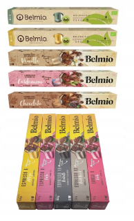 Kávové kapsule - Originálne príchute Belmio Nespresso kapsule 100 ks