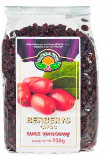 Sušené ovocie - Barberry Kwaśniec ovocie sušené 250 g prírody