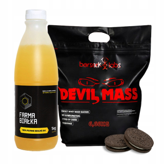 Gainer - Berserk Labs Devil Mass 6.66kg + Vajcia Protein Farm