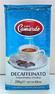 Káva bez kofeínu -  Káva bez kofeínu CAMDO DECA MOKA 250G CLASS