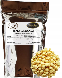 Biela belgická čokoláda pre fondue fondue 0,5 kg