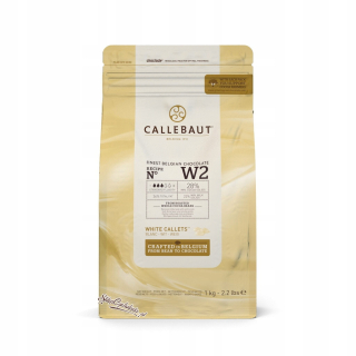 Biela belgická čokoláda Callebaut CW2 1 kg