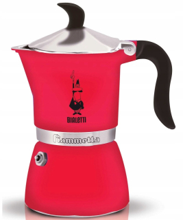 Bialetti Fiametta Fluo Fuchsia Kávovar 3 TZ