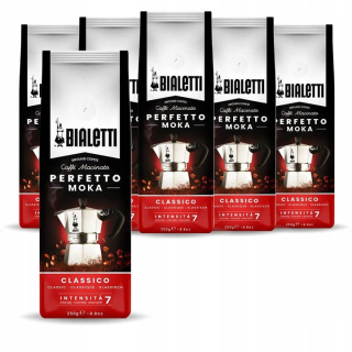 Káva mletá - Bialetti Mleté Káva Perfetto Moka Classico 6x250