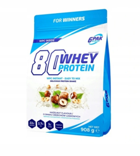 Proteín - Obrázok 6PAC 80 srvátkového proteínu 908 G lieskové orechy