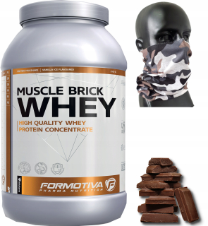 Proteín - Proteín Formotiva Muscle Brick Swereh 2100g Čokoláda