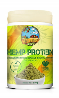 Koncentrácia konope proteín 210g proteínu 50%
