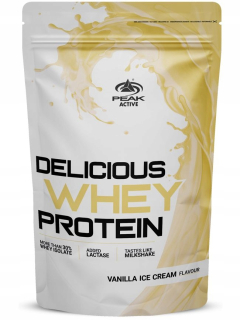 Proteín - Peak Delicious Whey proteínový proteín 1000g WPC WPI