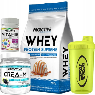 Proteín -  WPC 700G Proteín + Kreatín + Shaker Sad pre telocvičňu