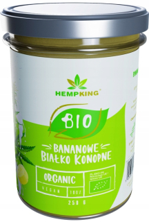 BIO konopný proteín pre vegetariánov vegánov 250g BANANA