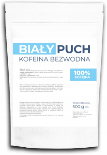 Biely Puch čistý kofeín bezvodý prášok - 500g
