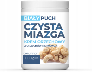 Biely chrumkavý krém na kefky 1000g chrumkavé