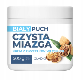 Biele Fluff Butter z vlašských orechov 500g SMO