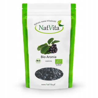 Sušené ovocie - Bio sušená arónia 500g NatVita